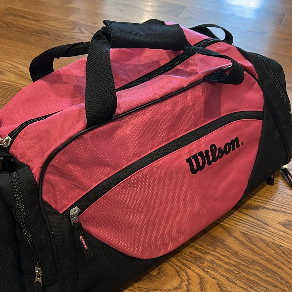 Wilson Sport Duffle Bag. PINK & Black